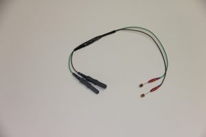 2 lead ECG needle electrode set for rat