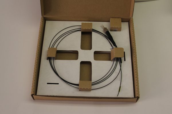 Fiber optic temperature sensor. 1 mm tip, 6' long